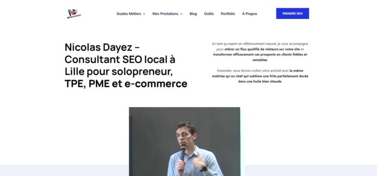 Nicolas Dayez, Consultant SEO & rédacteur web freelance à Lille